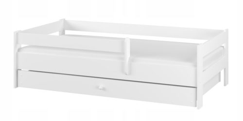  SIMPLE BABY BOO Kinderbett 160x80 + Schublade + Matratze WEISS GLATT
