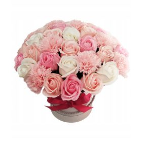   Flowerbox mit Seifenblumen - Ideales Geschenk anstelle eines echten Blumenstraußes