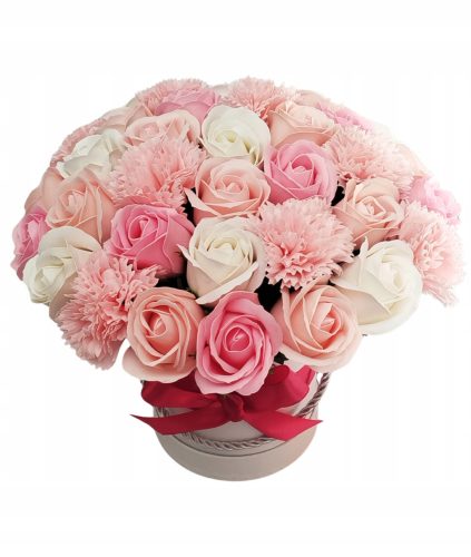 Flowerbox mit Seifenblumen - Ideales Geschenk anstelle eines echten Blumenstraußes