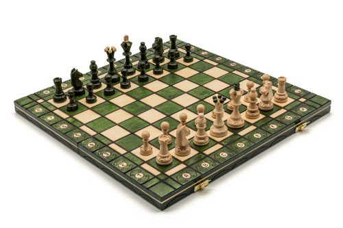  Senator braunes Schach/Dekorationsschach/Holzschach/Hersteller Szy Zurek