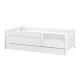  Kinderbett SIMPLE BABY BOO 180x80 + SCHUBLADE WEISS GLATT