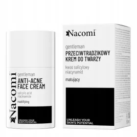    NACOMI Gentleman Mattierende Gesichtscreme für zu Akne neigende Haut, 50 ml