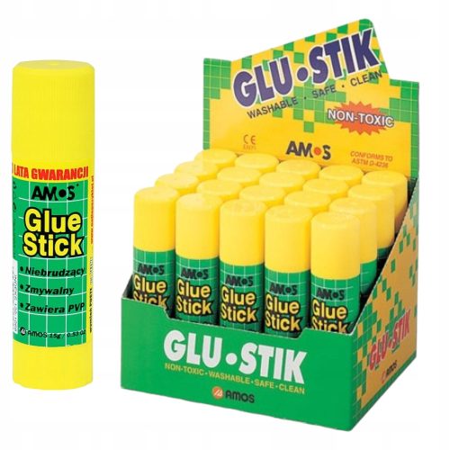 Set AMOS-Kleberstifte für das Schulbüro, 20 Stück 22g Klebestifte