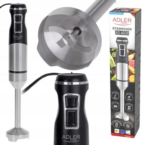  ADLER EUROPE Stabmixer Stabmixer 1900W ADLER EUROPE 1900 W silber/grau
