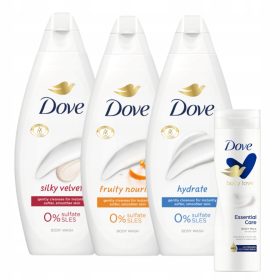  DOVE MIX Duftduschgel 3x 250 ml + KOSTENLOSE LOTION
