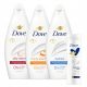  DOVE MIX Duftduschgel 3x 250 ml + KOSTENLOSE LOTION
