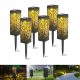  Solarlampe, schwarz, 28 cm, 6 Stk.