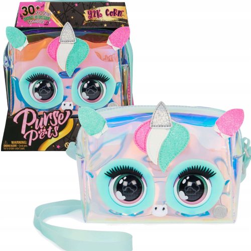  GELDBÖRSE PETS Y2K CORN UNICORN INTERAKTIVE TASCHE MIT AUGEN UND TON