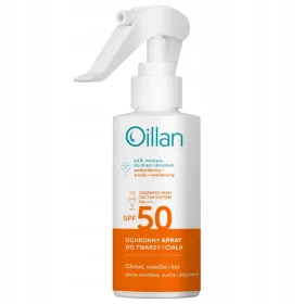   Oillan SUN Spray SPF 50+ für Kinder und Erwachsene, 125ml – Hoher UV-Schutz