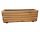  ZPD-Blumentopf 80 cm x 40 x 30 cm, Holz, Braun- und Beigetöne