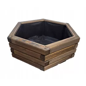    ZPD Blumentopf 60 cm x 53 x 25 cm, Durchmesser 60 cm, Palisanderholz