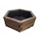  ZPD Blumentopf 60 cm x 53 x 25 cm, Durchmesser 60 cm, Palisanderholz