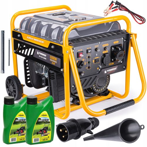 Tragbarer einphasiger Stromerzeuger Powermat 5500 W Benzin
