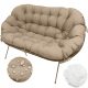  WASSERDICHTES KISSEN FÜR ZWEI-SITZ-STRING-STUHL - beige