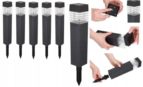  Solar-Pendelleuchte POLIFACH schwarz 39 cm 1 Stk.