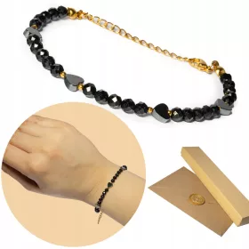   ARMBAND an einer TURMALIN-Kette - Natursteine GESCHENK HANDGEFERTIGT PL