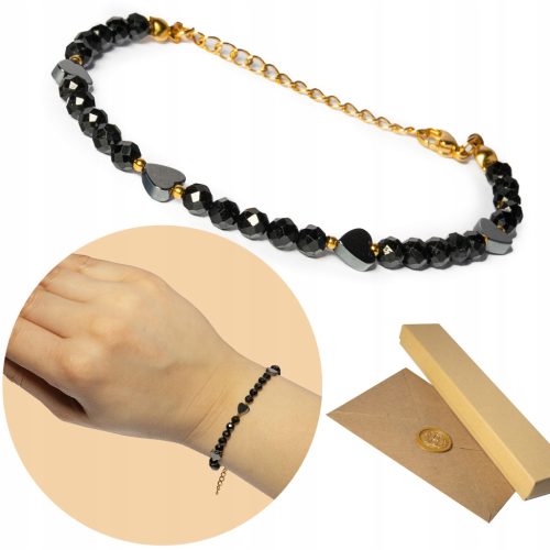 ARMBAND an einer TURMALIN-Kette - Natursteine GESCHENK HANDGEFERTIGT PL