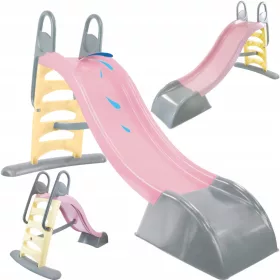   Mochtoys große Gartenrutsche, Wasserrutsche, 180 cm – Pink