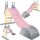  Mochtoys große Gartenrutsche, Wasserrutsche, 180 cm – Pink