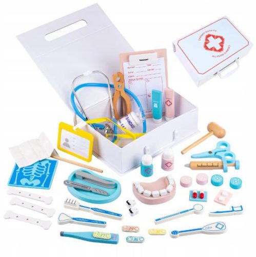  KLEINES ARZT-KRANKENSCHWESTER-SET KRANKENHAUSKOFFER