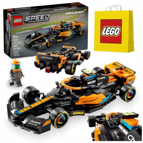  LEGO Speed Champions 76919 McLaren Formel-1-Rennwagen 2023 + LEGO Papiertüte