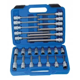    XZN 1/2" Steckköpfe, Größe M5-M16, Länge 55-200 mm, 26er-Set - SATRA