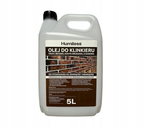 ÖL FÜR KLINKER, ZIEGEL, STEIN, DACHZIEGEL, BETON, WÜRFEL. IMPRÄGNIERUNG 5L
