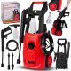 Maltec Hochdruckreiniger 120 bar 1400 W + VERSTELLBARE LANZE DER PISTOLE + TURBO-HOCHDRUCKREINIGER-KIT