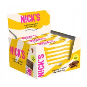   NICK'S CRUNCHY CARMEL ZUCKERFREIER RIEGEL 28G - 21ER PACK