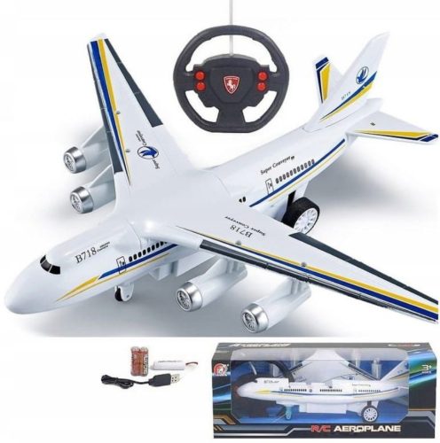  GROßES, RIESIGES FERNGESTEUERTES PASSAGIERFLUGZEUG-SPIELZEUG FÜR KINDER