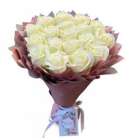    Seifenstrauß Blumen Seifenrosen Geschenk Geburtstag Namenstag Jahrestag Hochzeit