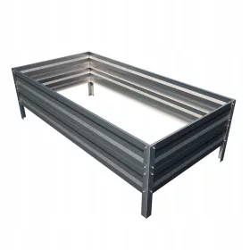  Botanischer Blumentopf 200 cm x 100 x 40 cm, verzinkt