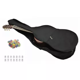    KLASSISCHER GITARRENKOFFER 4/4 FÜR GITARRE + KOSTENLOSE GESCHENKE