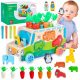  Montessori Blocksortierer Catch the Worm Auto KAROTTEN UND WÜRMER Puzzle
