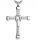  Halskette CROSS VIN DIESEL TORETTO18K SILBER STAHL