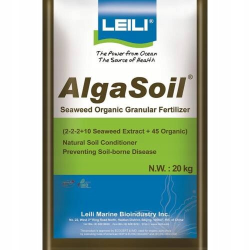  ALGASOIL 20kg Granulatdünger aus MEERESALGEN, organisch, ÖKOLOGISCH, ECO