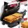  Kontakt, Panini, faltbar, traditioneller Elektrogrill INTMIX Grill Toaster Toaster 3in1 Elektro schwarz 2400 W