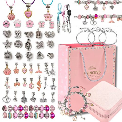  KIT ZUR HERSTELLUNG VON SCHMUCK, ARMBÄNDERN, PERLEN, GESCHENKANHÄNGER, BOX