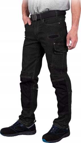 ART.MAS Jeans Stretch lange Arbeitshose, Größe L