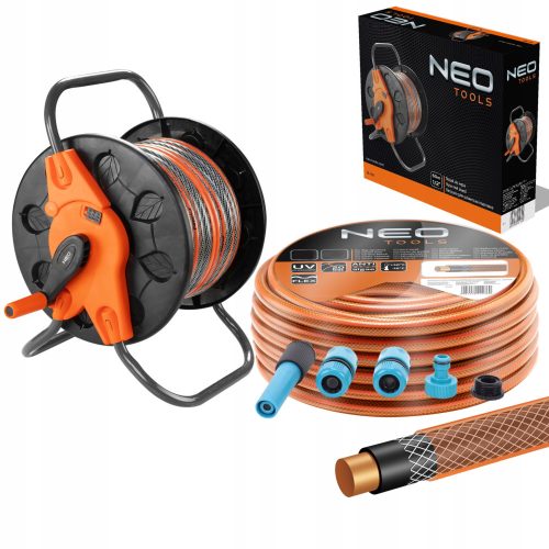  NEO 4-LAGIGER GARTENSCHLAUCH 20BAR 1/2'' 30M ECO + Stand-Gartenschlauch 60m 1/2 Schlauch NEO 15-791