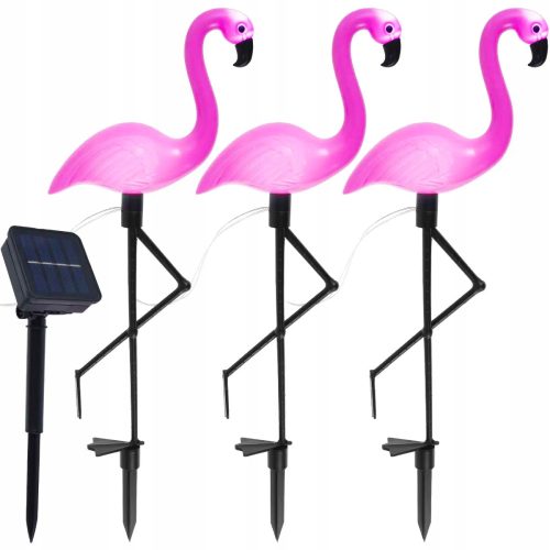  SuperLED Solarlampe, schwarz, 51 cm, 3 Stk.