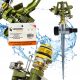  Pulsierender Gartensprinkler aus Metall