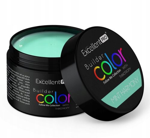  AUSGEZEICHNETES PRO BUILDER GEL FARBAUFBAUGEL MINT HARMONY 30 g