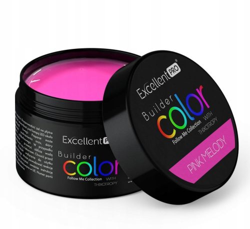  AUSGEZEICHNETES PRO BUILDER GEL FARBAUFBAUGEL PINK MELODY 15 g