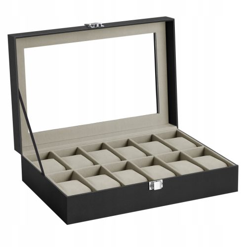  Box Organizer Box für 12 Uhren Uhrengehäuse
