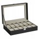  Box Organizer Box für 12 Uhren Uhrengehäuse