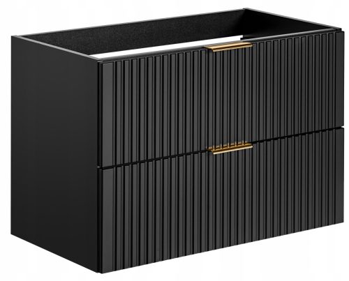  ADEL BLACK 82-80 Badezimmerschrank unter dem Waschbecken 80
