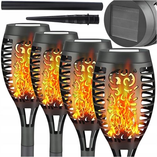  SuperLED Solarlampe, schwarz, 48,5 cm, 1 Stk.