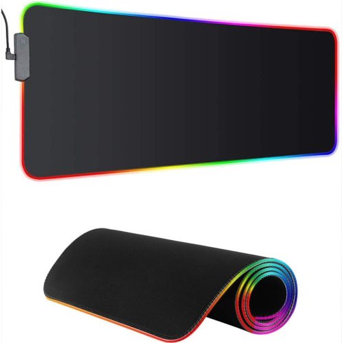  GROSSES RGB-GAMING-MAUSPAD, MATTE MIT LED-HINTERGRUNDBELEUCHTUNG