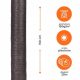 Deco Basic Abdeckung 1,5x25 m HDPE braun